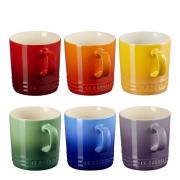 Le Creuset - Rainbow krus 40 cl 6 stk