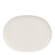 Stiernholm - Senja serveringsfat oval 23x30 cm hvit