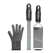 Microplane - Gourmet gavesett 3 deler svart