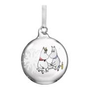 Muurla - Mummi julekule 7 cm snøfnugg hvit