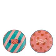 Bloomingville - Caramella tallerken 16 cm 2 stk rosa