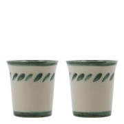 House Doctor - Diva kopp 25 cl 2 skt grønn