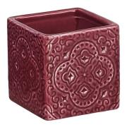 Cult Design - Kub Orient bolle 6x6 cm vinrød