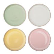 Jamie Oliver - Big Love tallerken i stentøy 19 cm 4 stk rosa/hvit/grøn...