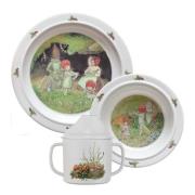 Rätt Start - Elsa Beskow barneservise 3 deler Tomtebobarnen