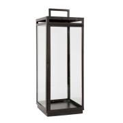 Holmen - Carl lykt 80 cm svart/klar