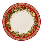 Villeroy & Boch - Winter Bakery Delight tallerken 27 cm rød