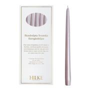 Hilke - Herregårdslys 30 cm 6 stk blekrosa perle
