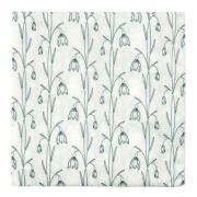 House Doctor - Snowdrop serviett 16,5x16,5 cm 40 stk hvit/grønn