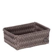 Handed By - Fit liten oppbevaringskurv 18x12x7 cm dark grey