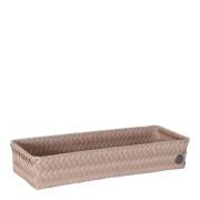 Handed By - Fit lang oppbevaringskurv 39x12x7 cm caffè latte