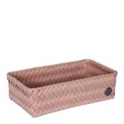 Handed By - Fit Double Tiny oppbevaringskurv 24x12x7 cm copper blush