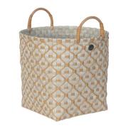 Handed By - Ivy & Rose medium kurv m/håndtak 30x27 cm pale grey