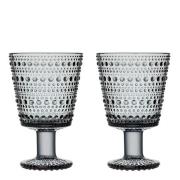 iittala - Kastehelmi glass 26 cl 2 stk grå