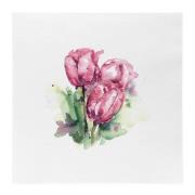 Sögne Home - Serviett lunch Tulipan 33 cm hvit