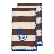 ByOn - Bubba oyster serviett 45x45 cm 2 stk brun