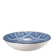 Stiernholm - Sakura dyp tallerken 20 cm blå/hvit