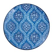 Stiernholm - Sakura asjett 19 cm blå/hvit