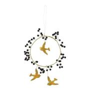 House Doctor - Bird julepynt 10 cm svart messing