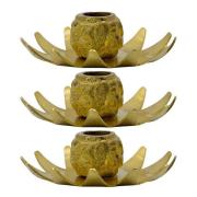 House Doctor - Starry lysestake i jern 3 stk antikk messing