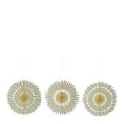 House Doctor - Stelle julepynt 3 stk 20 cm off-white