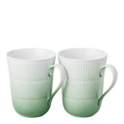 Royal Copenhagen - Iris kopp 36 cl 2 stk grønn