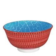 Cilio - AMICI skål 85 cl 18 cm rombe rød
