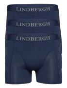 Basic Bamboo Boxers 3 Pack Boksershorts Blue Lindbergh