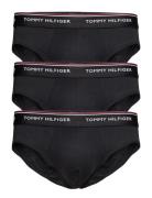 3P Brief Underbukser Y-frontunderbukser Black Tommy Hilfiger