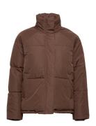 Alexis Short Puffer Jacket 1 Fôret Jakke Brown Minus