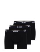 Boxerbr 3P Power Boksershorts Black BOSS