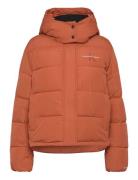 Monologo Non Down Short Puffer Fôret Jakke Orange Calvin Klein Jeans