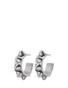 Peak Creoles S Accessories Jewellery Earrings Hoops Silver Edblad