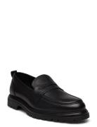 Biagil Penny Loafer Soft Texas Mokasiner Lave Sko Black Bianco