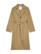 Woven Coats Trench Coat Kåpe Beige Marc O'Polo