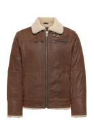 Axel Classic Pile Suede Jacket Skinnjakke Skinnjakke Brown Jofama