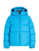 Essential Down Jacket Fôret Jakke Blue Tommy Hilfiger