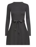 Dress Malin Knitted Kort Kjole Grey Lindex