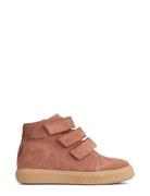 Gerd Tex Velcro Bootie Snørestøvletter Støvletter Pink Wheat