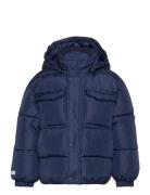 Jacket Puffer Fôret Jakke Navy Lindex