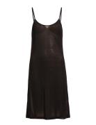 Silk Jersey - Slip Nattkjole Black Lady Avenue