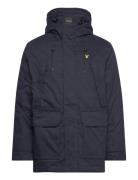 Microfleece Parka 2.0 Parkas Jakke Navy Lyle & Scott