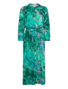 Harperll Maxi Dress 3/4 Maxikjole Festkjole Green Lollys Laundry