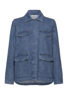 Vmmaria Ls Pocket Denim Jacket Vma Dongerijakke Denimjakke Blue Vero M...