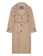 Carchloe Life Trenchcoat Single B.otw Trench Coat Kåpe Beige ONLY Carm...