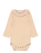 Nbfnalo Bea Ls Slim Body Lil Bodies Long-sleeved Yellow Lil'Atelier