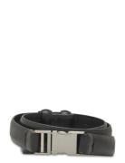 Metal Fastening Leather Belt Belte Black Mango