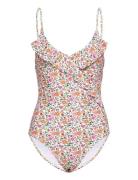 Anemona Bly Frill Swimsuit Badedrakt Badetøy  Becksöndergaard