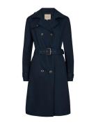 Sc-Lora Trench Coat Kåpe Navy Soyaconcept