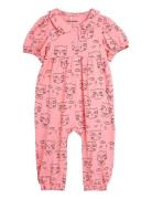 Cathlethes Aop Jumpsuit Baby Jumpsuit Pink Mini Rodini